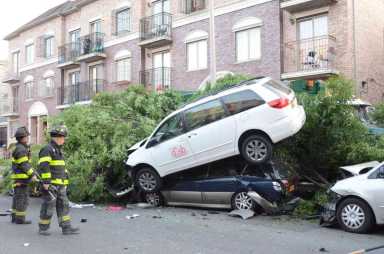Trashed: Driver for private hauler smashed into parked cars while drunk, DA says