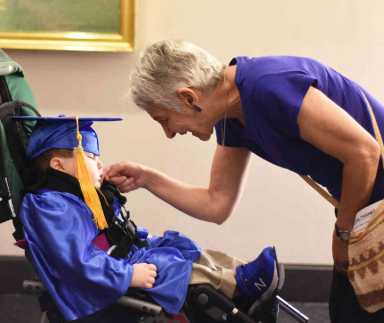 Onward and upward: Young disabled scholars claim diplomas at Helen Keller pre-K graduation