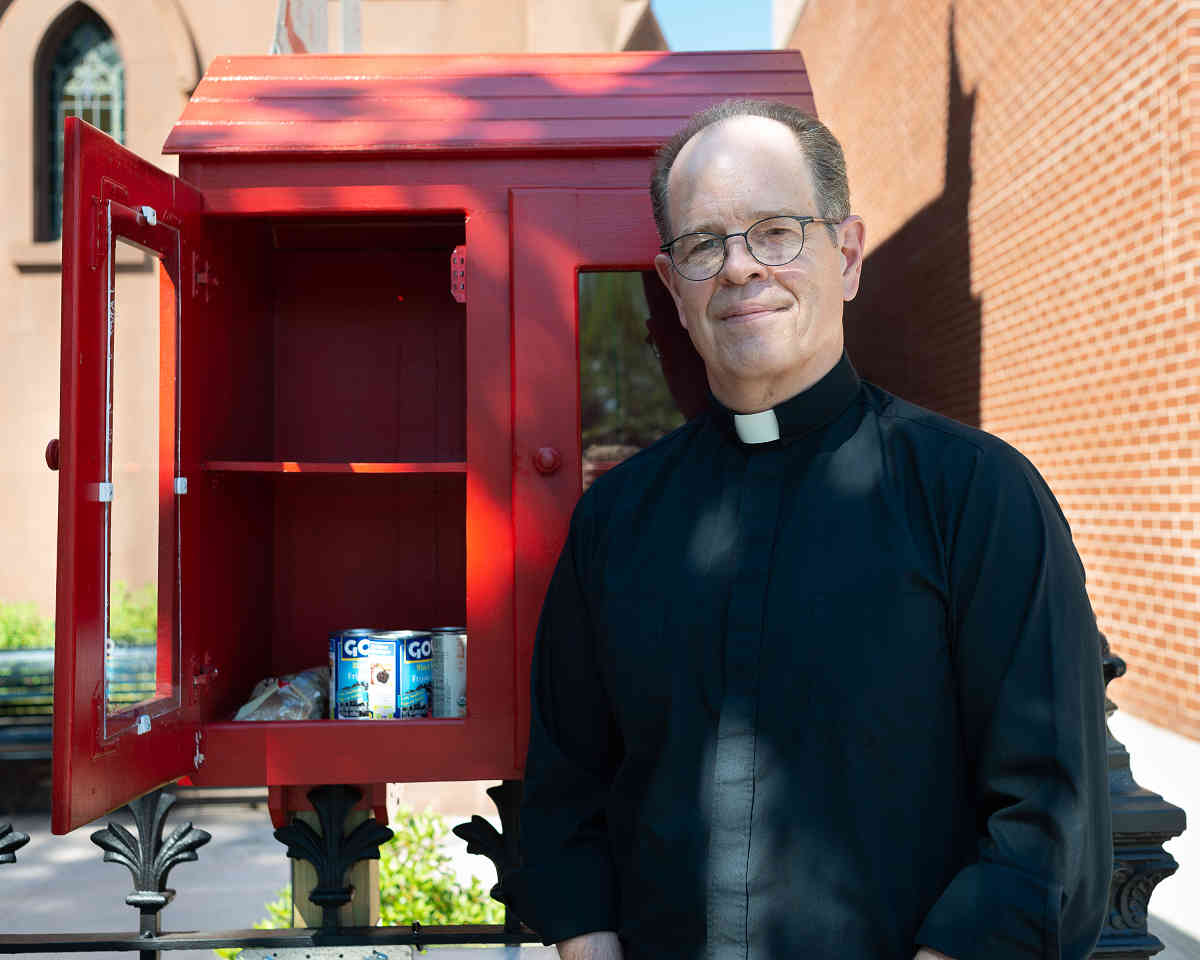 Street food with soul: Church’s outdoor pantry offers household staples free for the taking