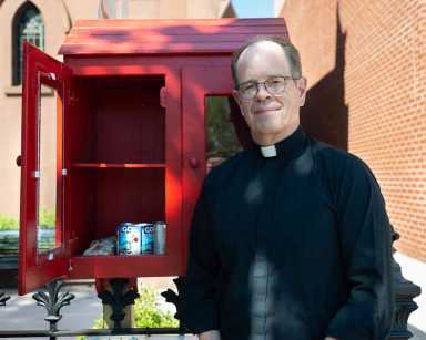 Street food with soul: Church’s outdoor pantry offers household staples free for the taking