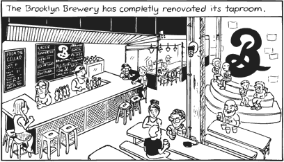 Bartoonist visits a renewed brewery