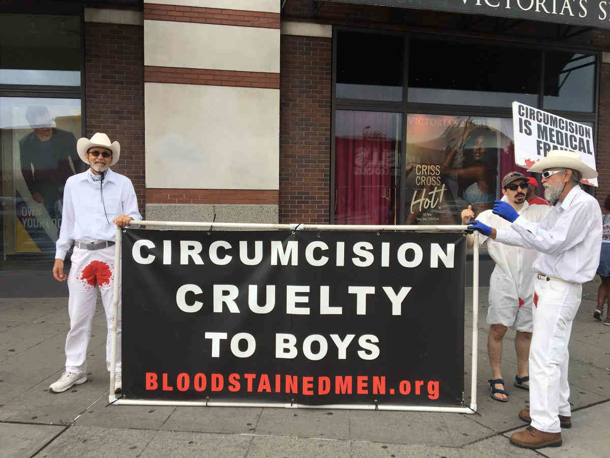 Fighting for a full package: Anti-circumcision group calls for end to practice outside Atlantic Terminal