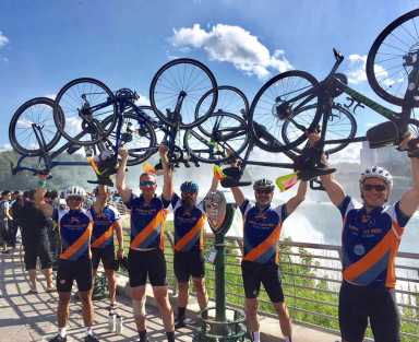 Cycling for a cure: Week-long NYC-to-Buffalo bike ride raises money to battle cancer
