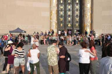Swingtown! Big band kicks off BPL’s outdoor dance series at Central branch