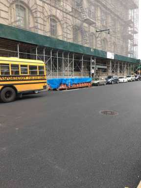Dumb-ster! City misses patch of pavement thanks to illegal bin