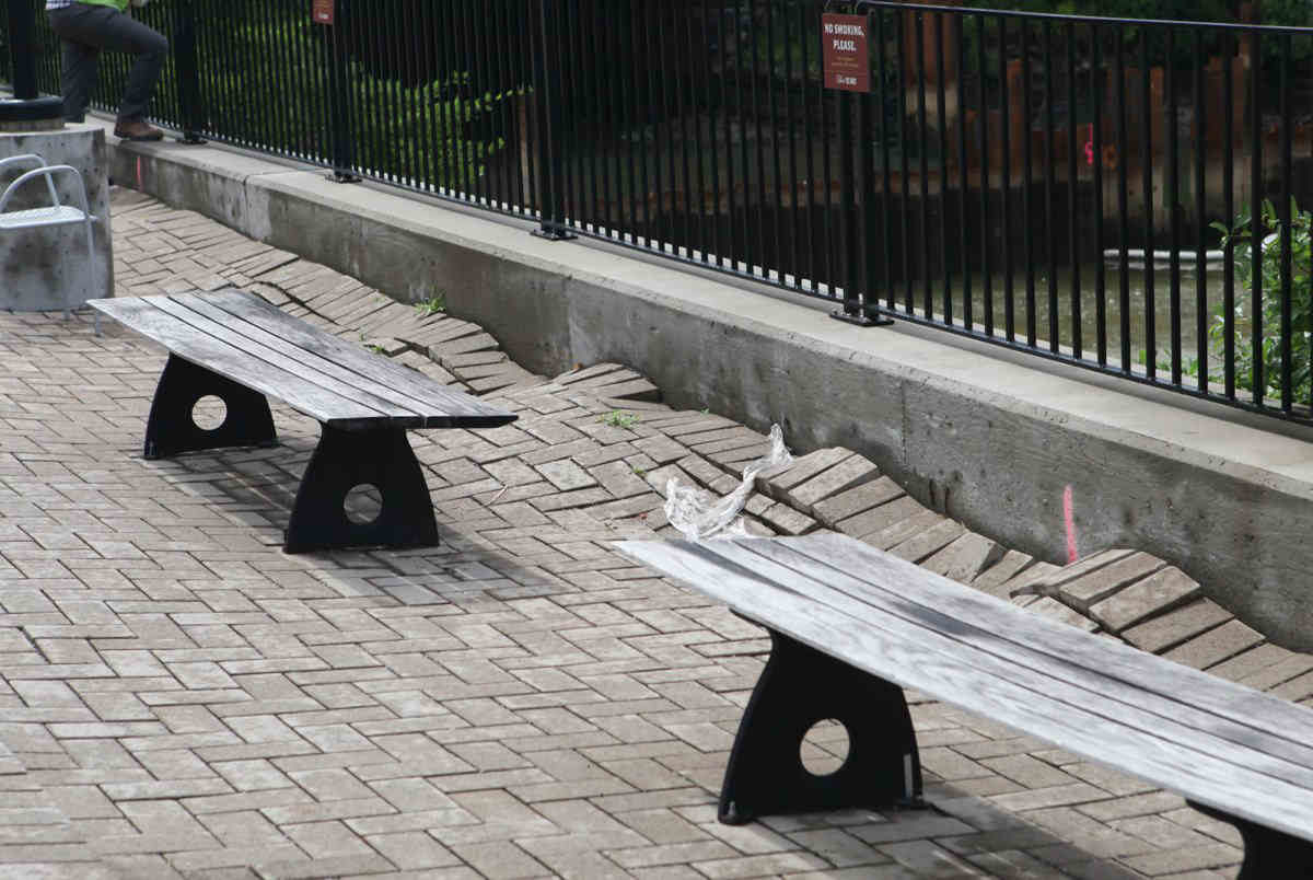 The big sink: Whole Foods’s esplanade along Gowanus Canal puckers due to waterway’s cleanup