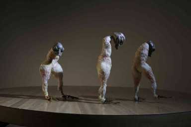 Watching her step: Animator makes a moving art exhibit
