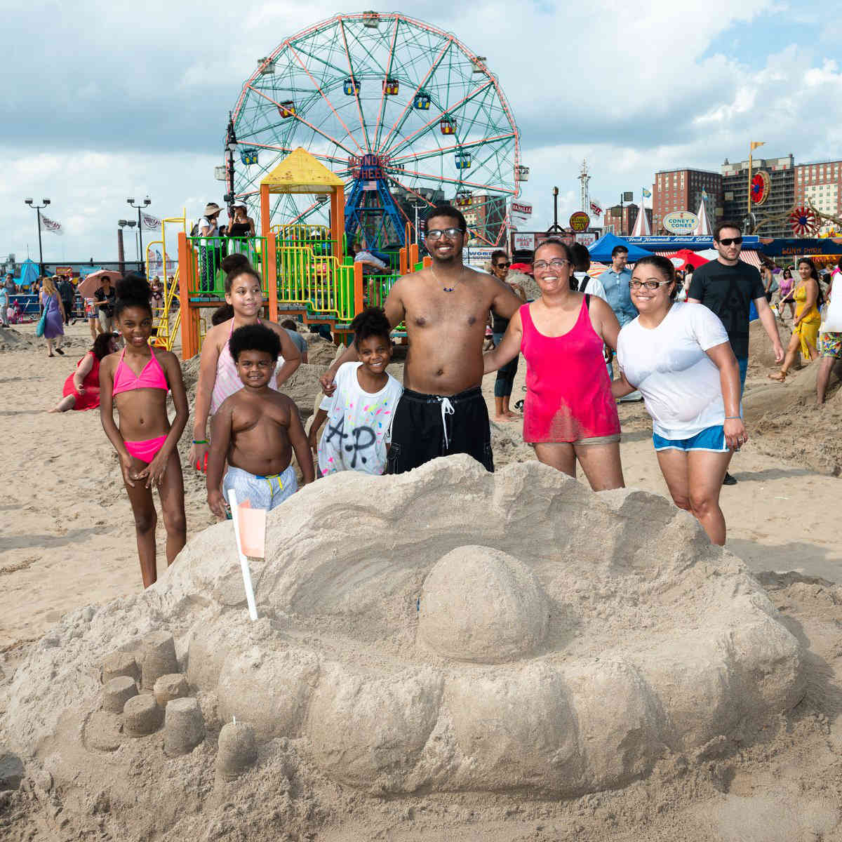 Sand dollars: Locals compete for cash at annual Coney sand-sculpting contest