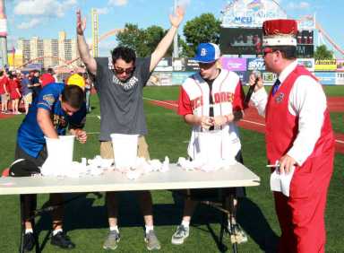 Get out! Seinfeld night at MCU Park draws more than 7,000