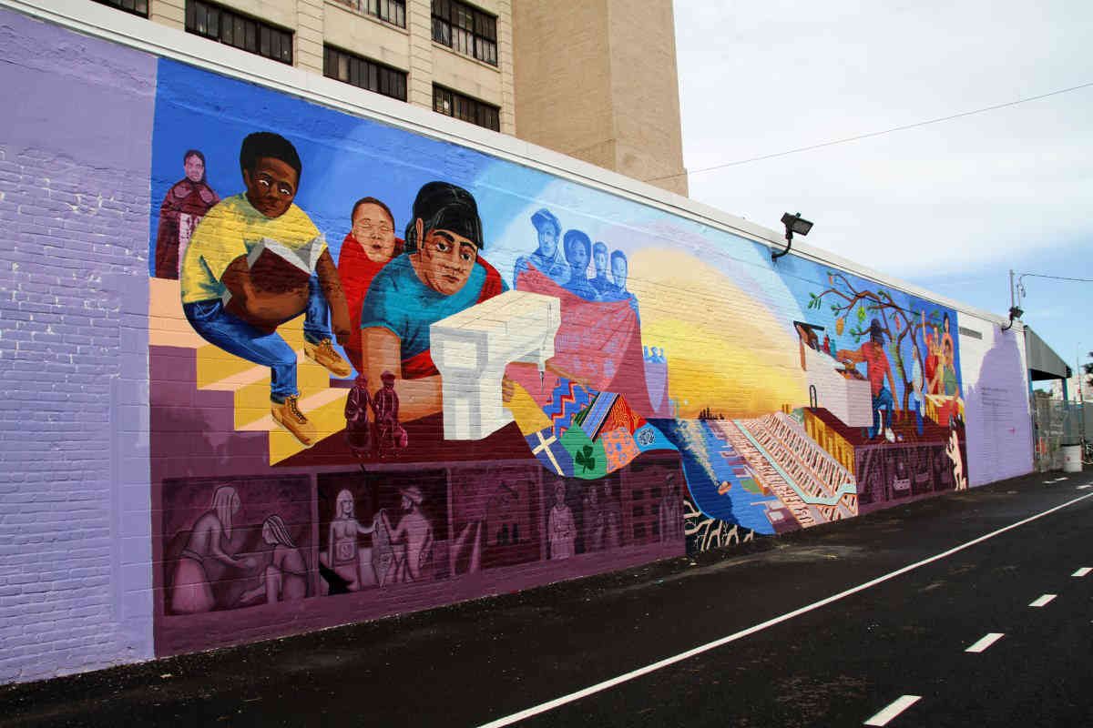 Fine art: New S’Park mural celebrates neighborhood’s history, diversity