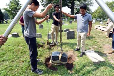 Digging up the past: Teens unearth history in cemetery’s internship program
