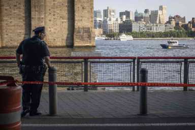 UPDATE: Cops seek father of dead baby found in river after footage shows man with child nearby