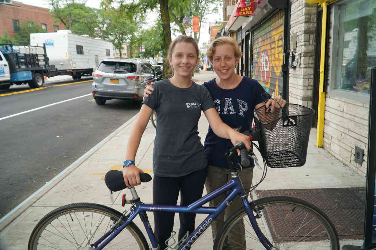 Nice ride! After a thief stole her bike, young gymnast gets back on the road thanks to Park Sloper’s kindness