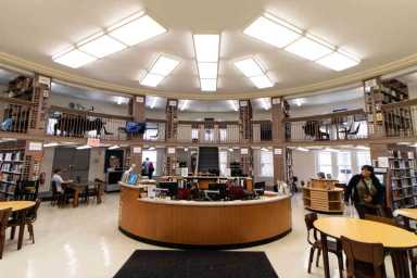 Two-months late and an incline short: BPL’s Pacific branch reopens without promised entrance ramp