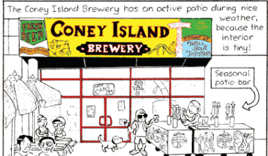 Bar Scrawl drinks suds by the sea