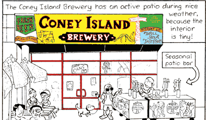 Bar Scrawl drinks suds by the sea
