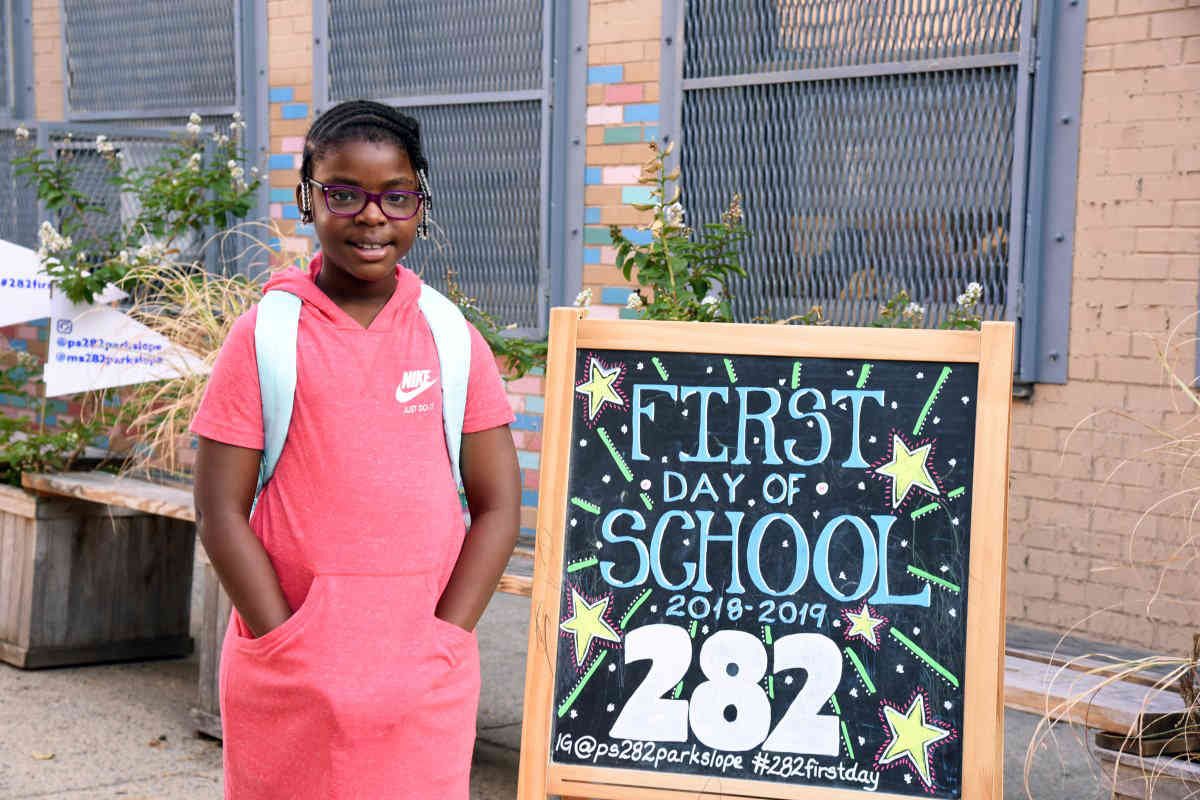 Brooklyn goes back to school