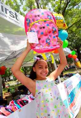 Flatbush kids get ready to go back to school at annual Harvest Fest