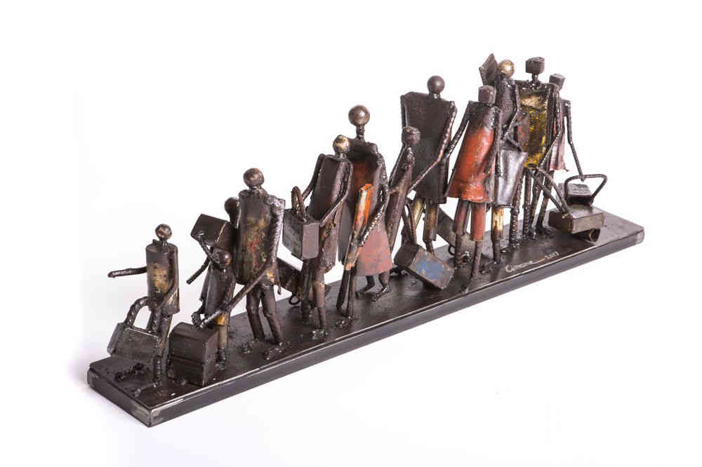 Travel sights: Art exhibit shows refugee experiences in Syria