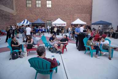 Kings Theatre opens courtyard hawking pre-, post-show concessions