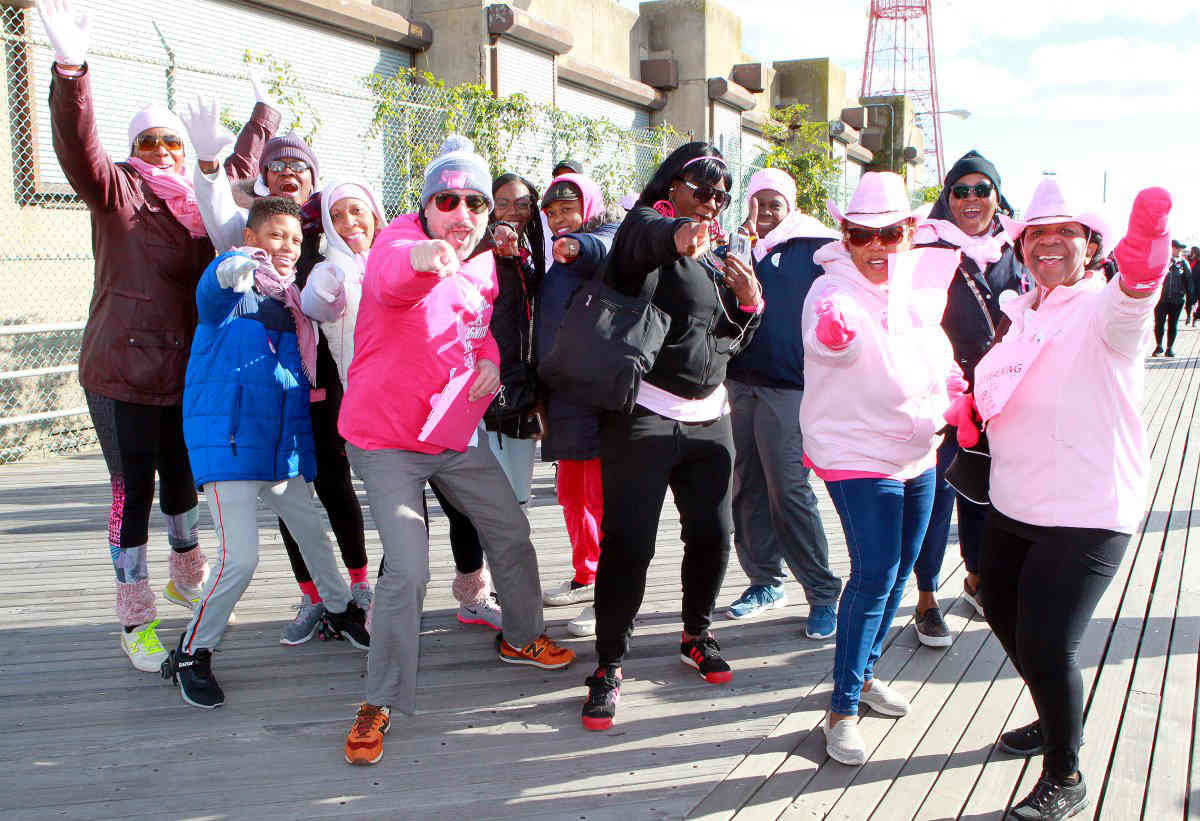 Thousands stroll Coney Boardwalk for annual breast-cancer walk