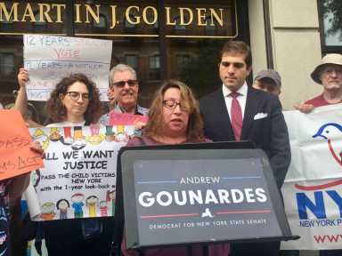 Locals call on Golden to support Child Victims Act