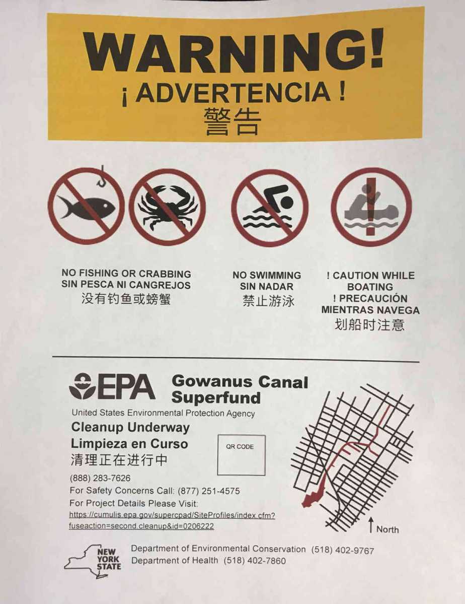 Reel conundrum: New signs ban fishing in toxic Gowanus, but some say they don’t do enough to discourage sport