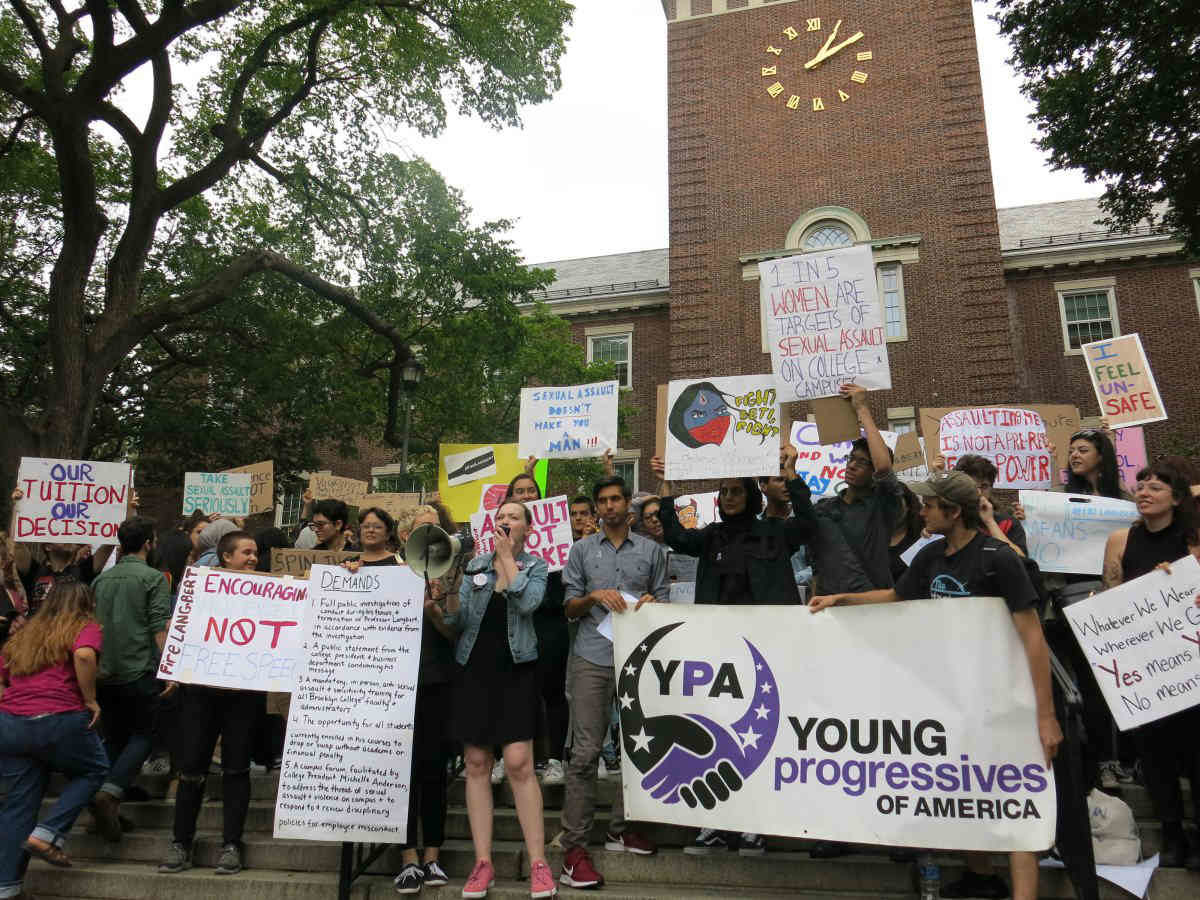 Brooklyn College students protest professor over blog post defending sexual assault, Brett Kavanaugh