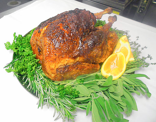 A very Raiola Thanksgiving — a full meal from our chef!