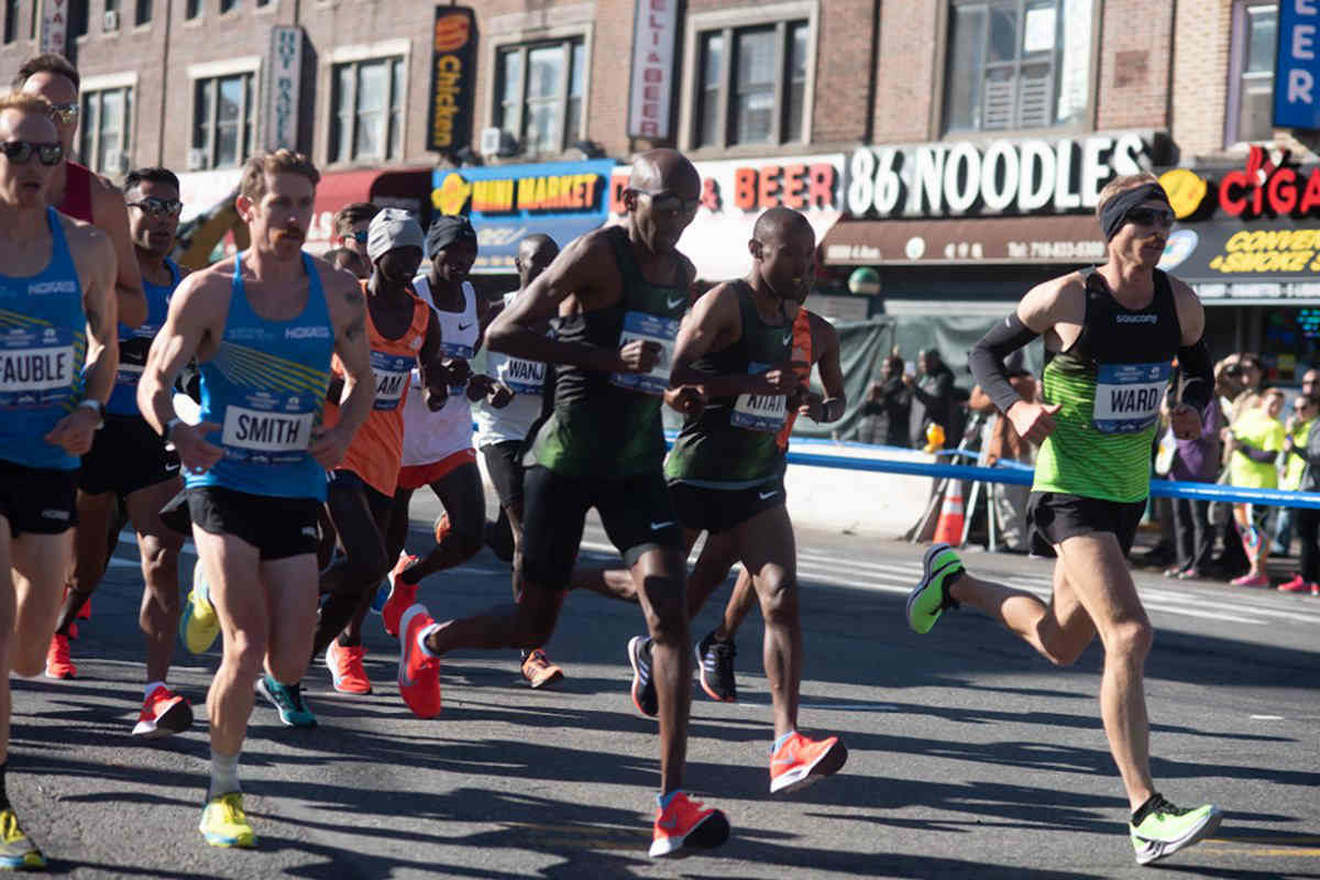 Putting our best foot forward! Brooklyn cheers for Marathon runners