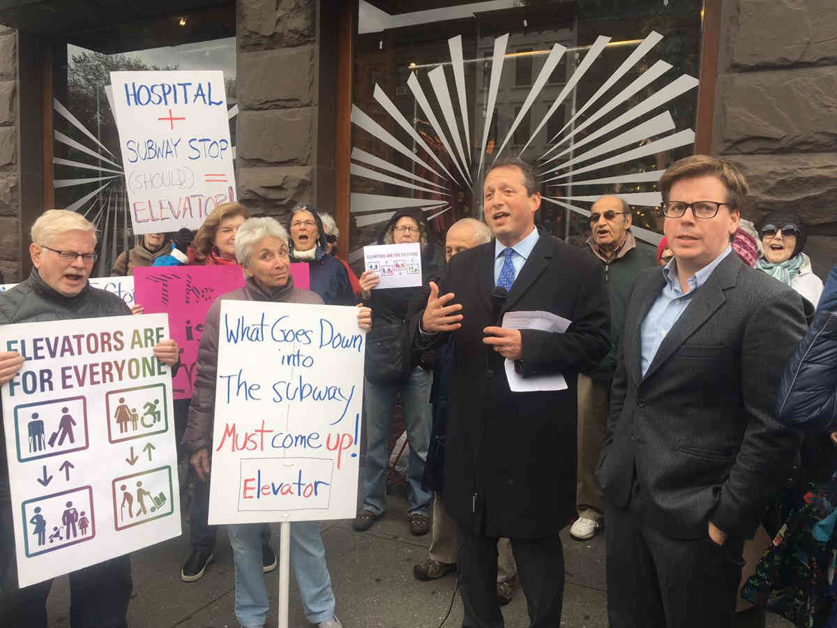 Slopers demand MTA bring elevator to Seventh Ave. station in $40B subway fix