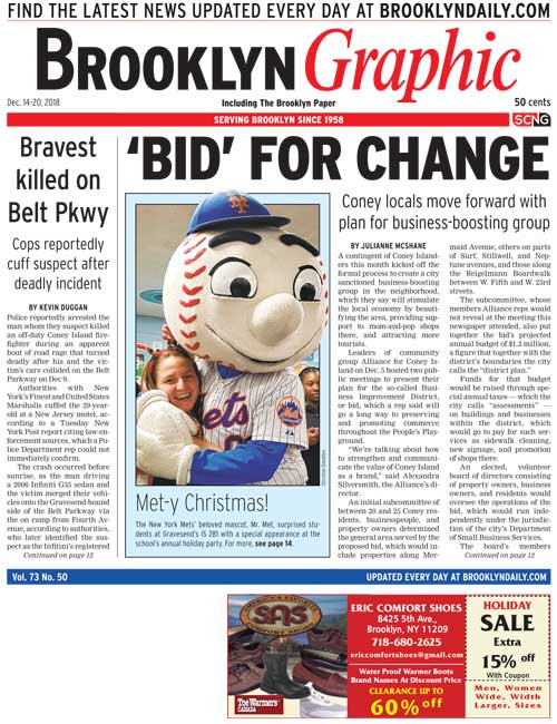 Brooklyn Graphic: December 14, 2018