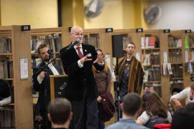 A decent proposal: Philosopher talks goodness at all-night idea festival