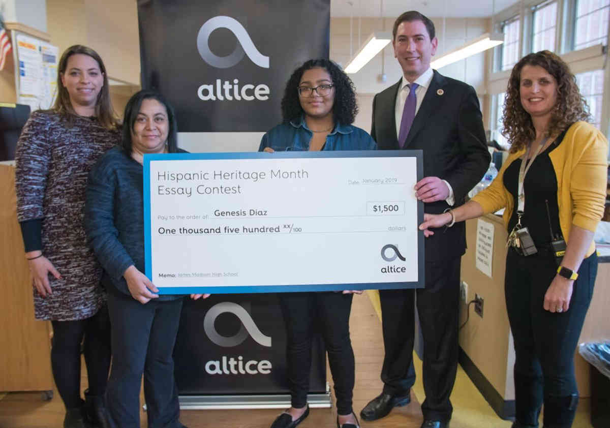 Marine Park teen wins essay-writing contest for Hispanic Heritage Month
