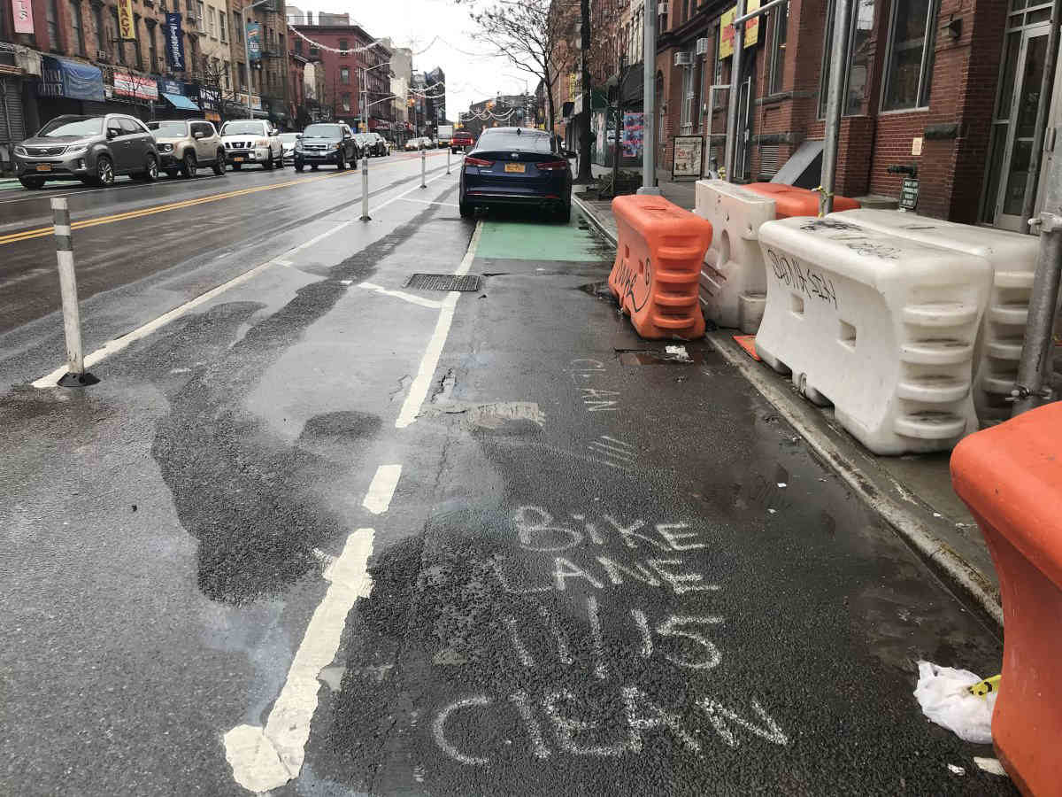 Cyclists: City must finish promised Grand Street bike lanes despite about face in L closure