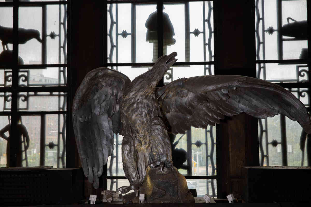 Untitled ‘Eagle’ project: Library seeks new name for beloved bird statue