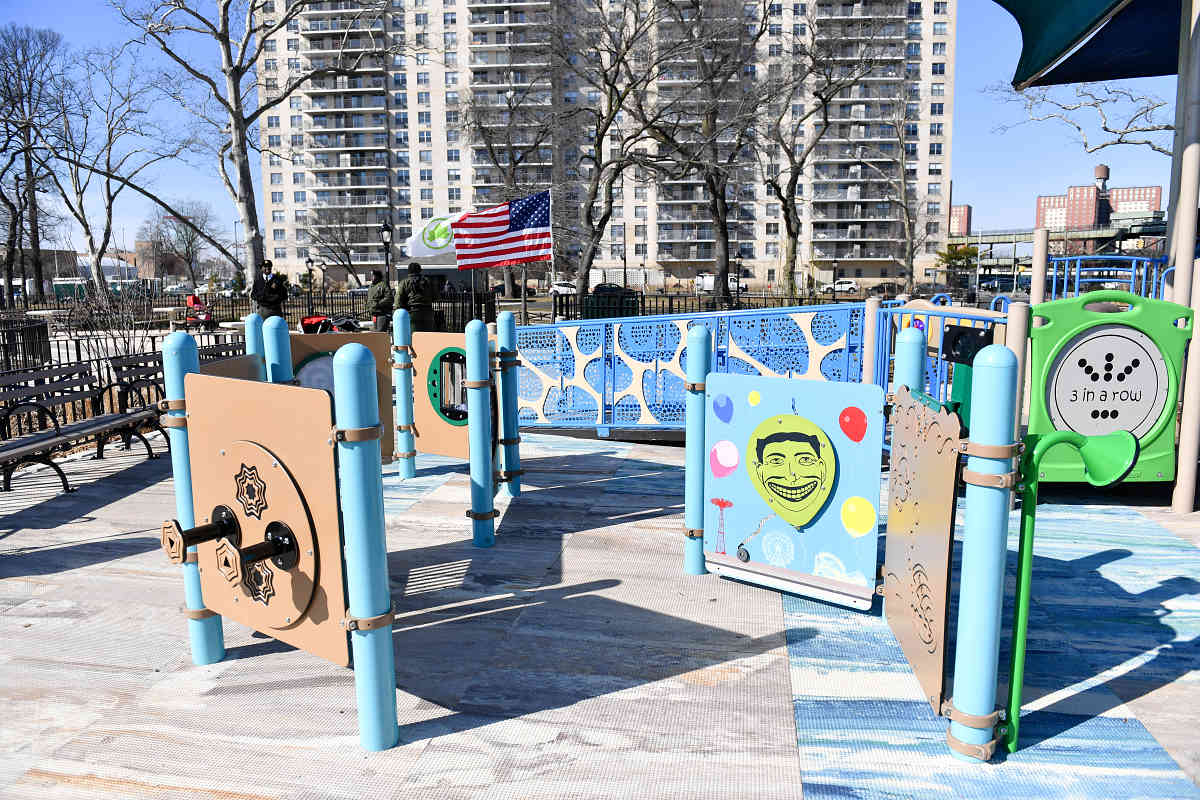 A fresh look for Asser Levy Park: Officials unveil new playground, amenities inside Coney meadow