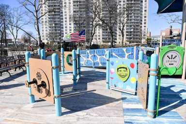 A fresh look for Asser Levy Park: Officials unveil new playground, amenities inside Coney meadow