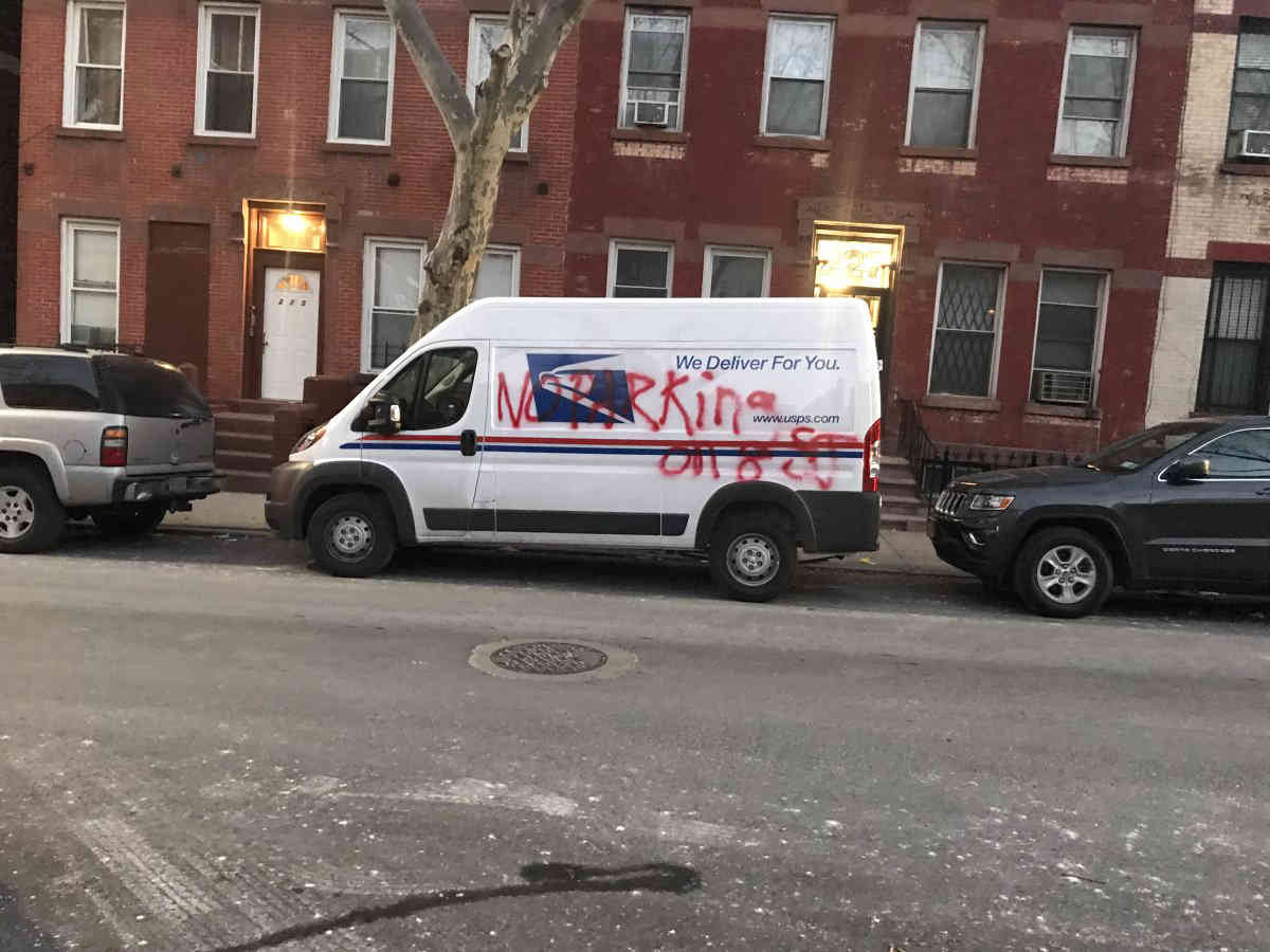 Still posting up: USPS workers keep using placards to illegally park on Slope streets, despite agency’s pledge to revoke them