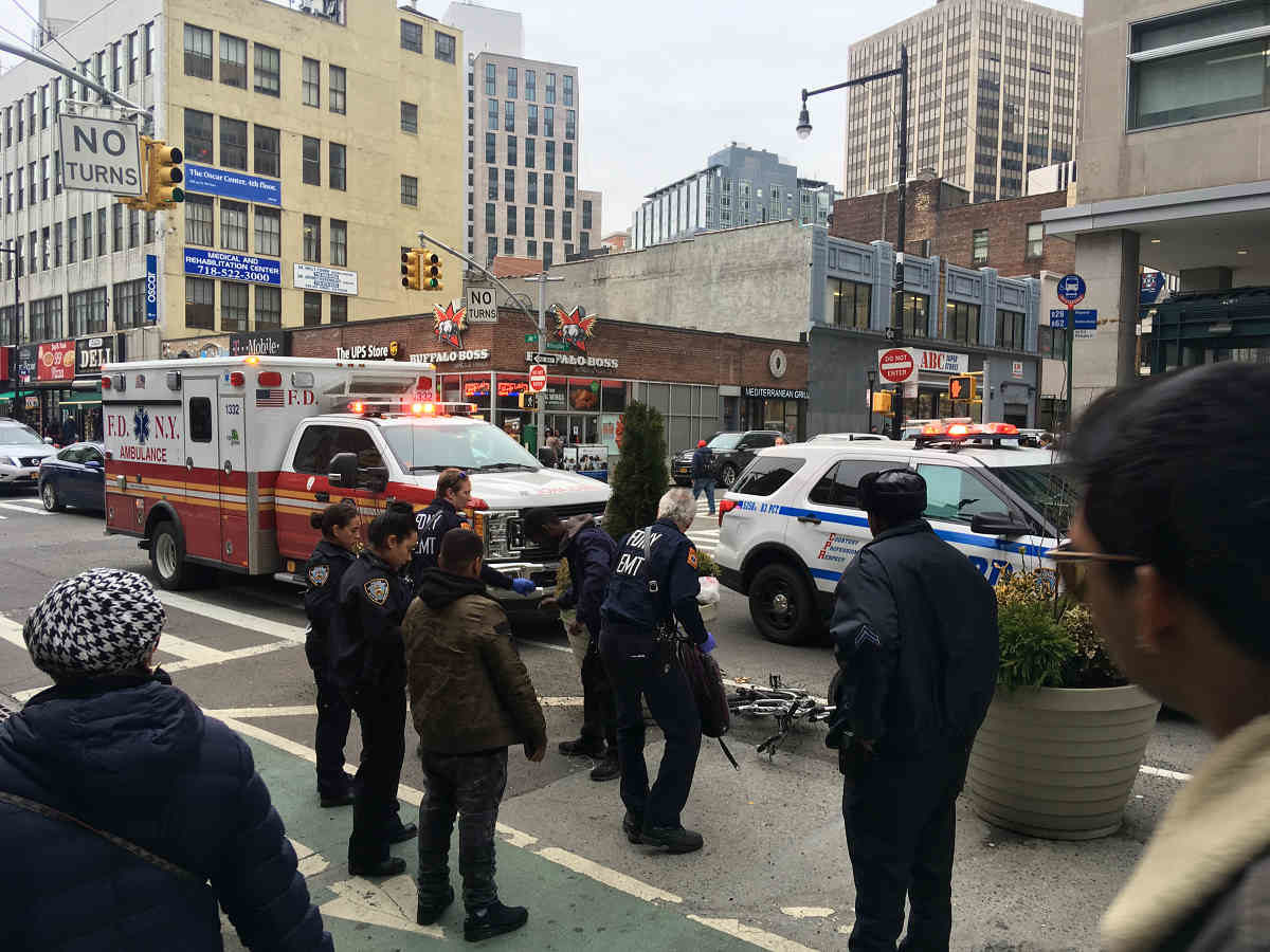 Doored: Cyclist injured after smashing into open car door Downtown