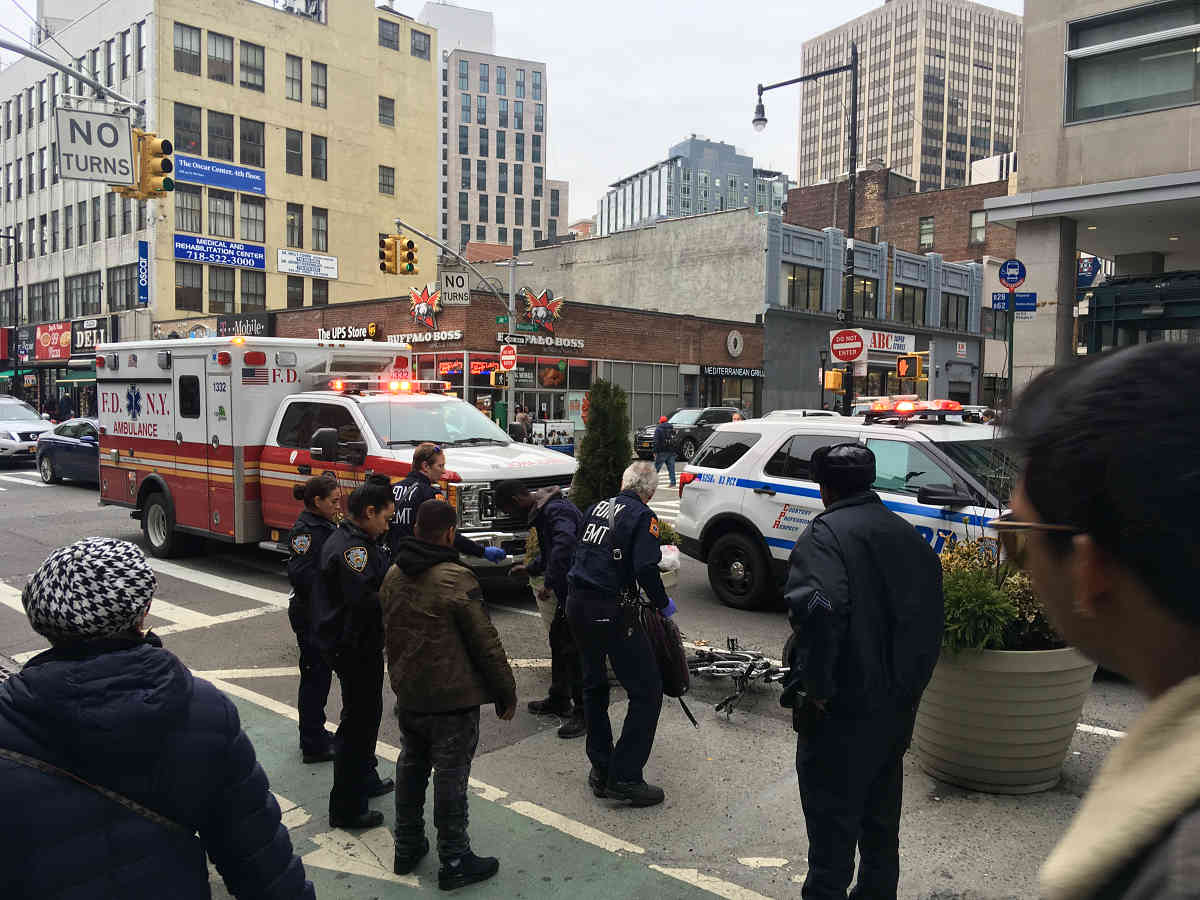 Doored: Cyclist injured after smashing into open car door Downtown