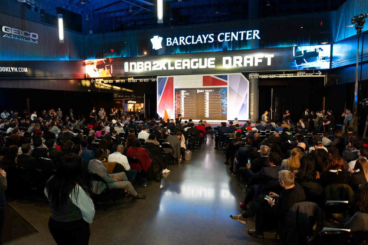 They’ve got game: Virtual basketball league drafts players at Barclays