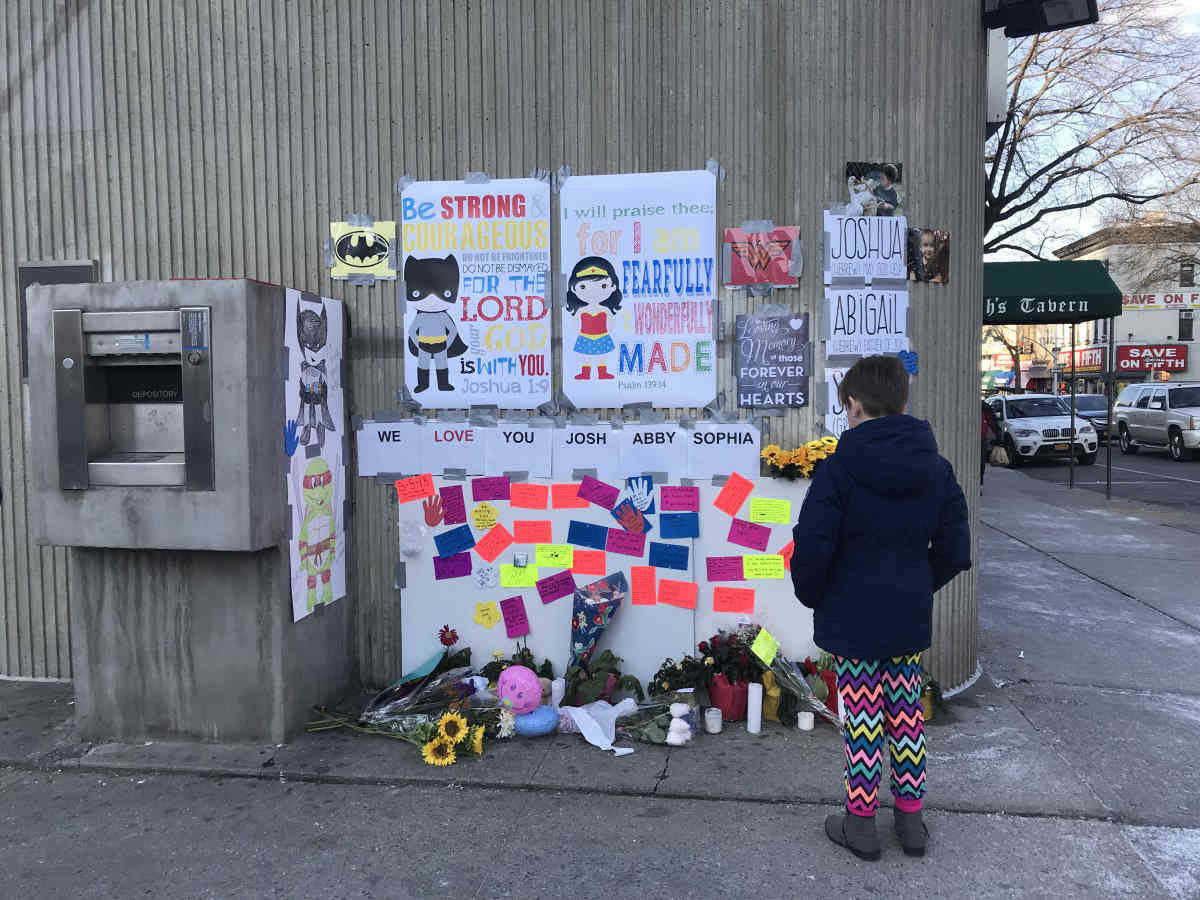 Sad scene: Slopers remember young victims on anniversary of deadly Ninth Street crash