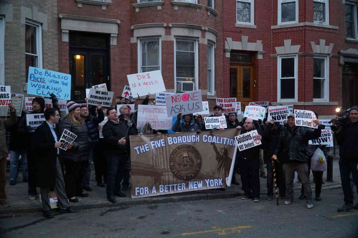 Terrorizing Windsor Terrace Locals plagued by protests outside city