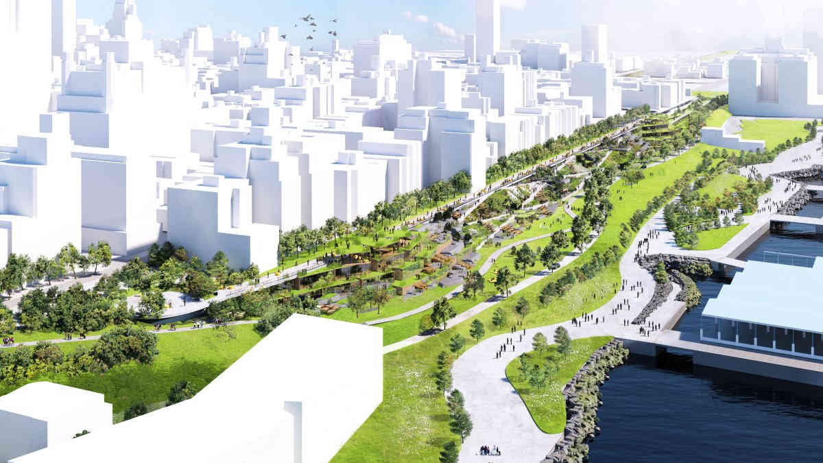 A BQ-Plan: Renowned architectural firm unveils large-scale BQE park proposal