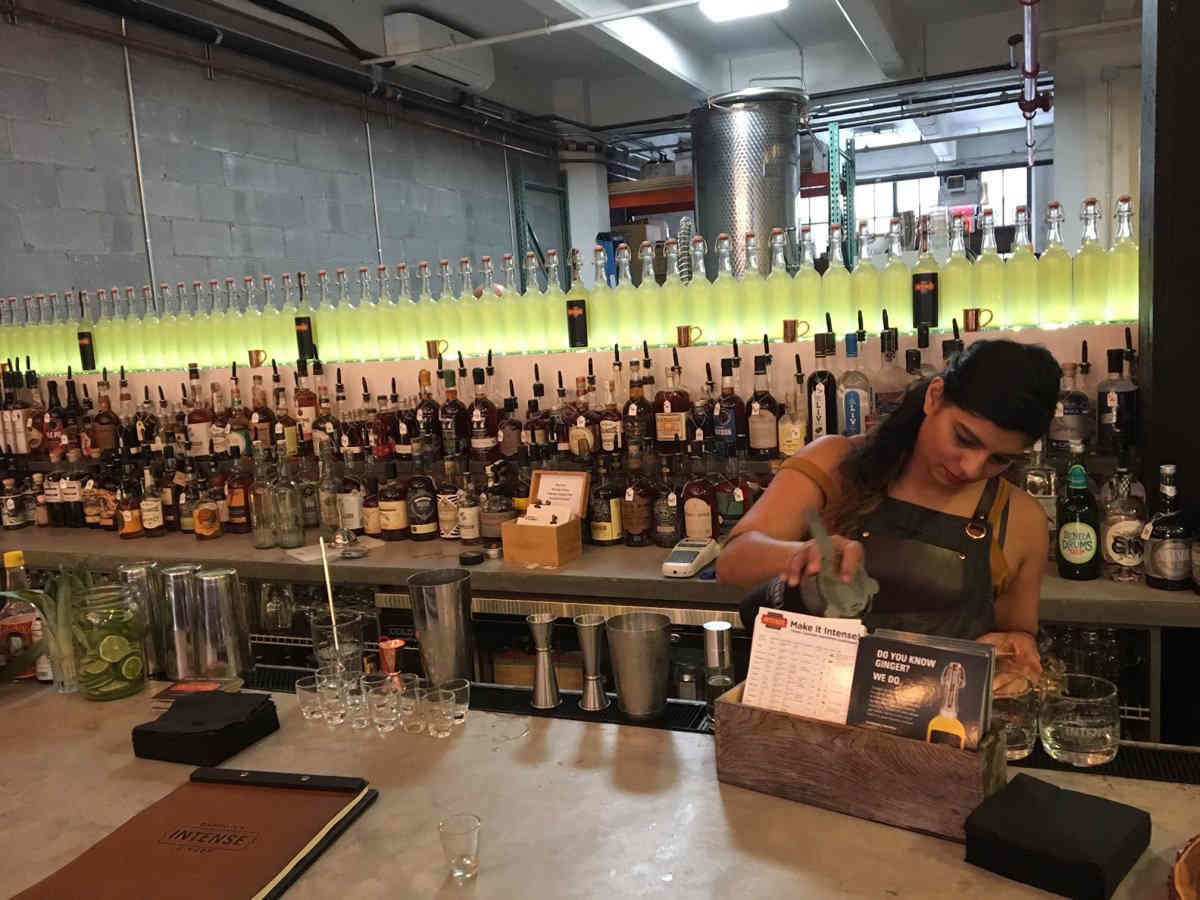 Ginger sale: Spicy liqueur distillery opens Industry City tasting room