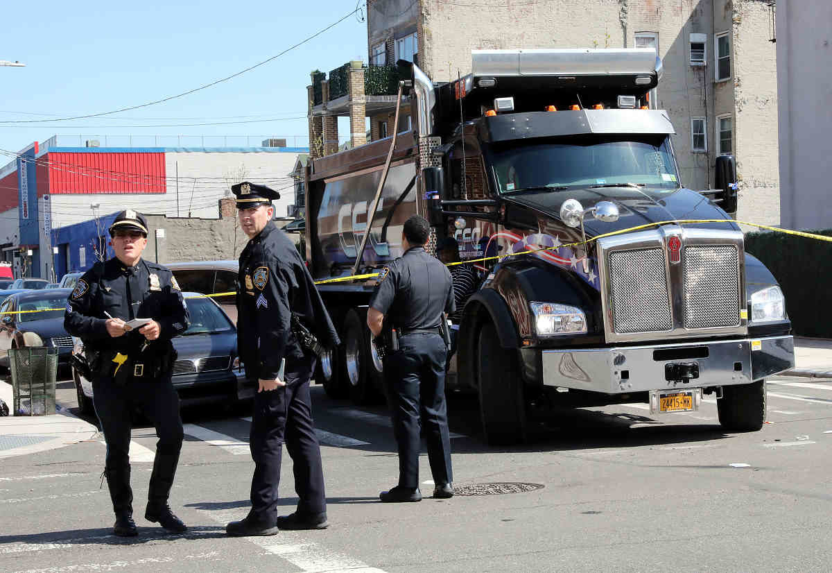 Dump truck driver fatally strikes man in Coney Island: NYPD
