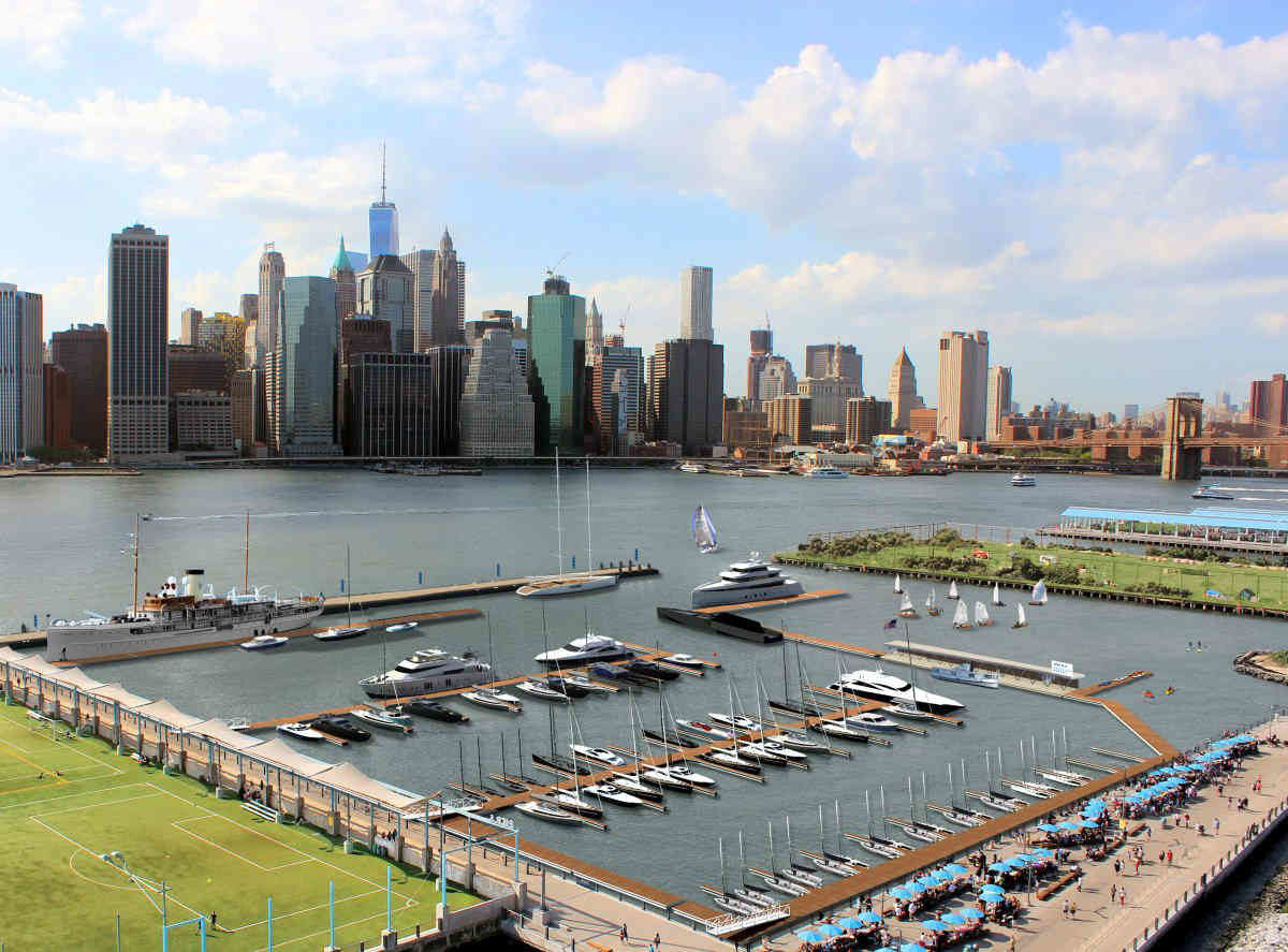 Soft opening: Singaporean developer unveils new marina at Brooklyn Bridge Park