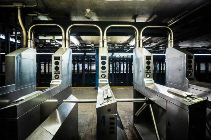 subway turnstiles