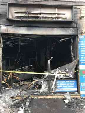 ‘Everything burned down’: Kensington cellphone store gutted by early morning inferno